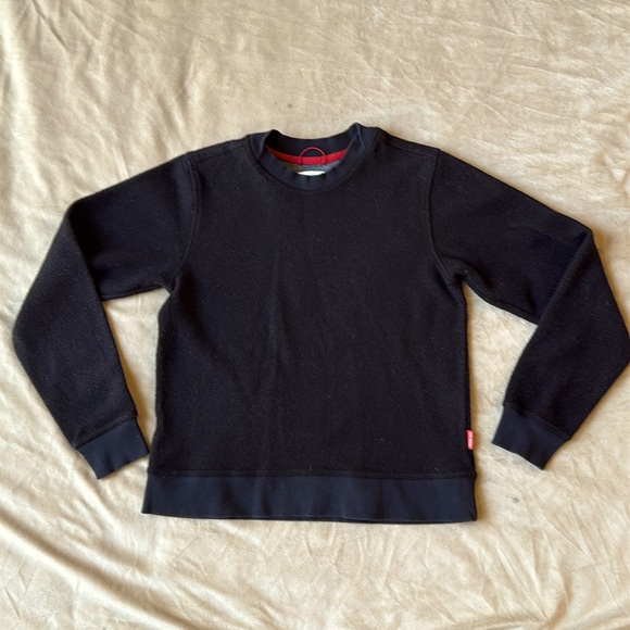TOPO Designs black fleece/sherpa sweatshirt, women’s XS - Picture 1 of 7